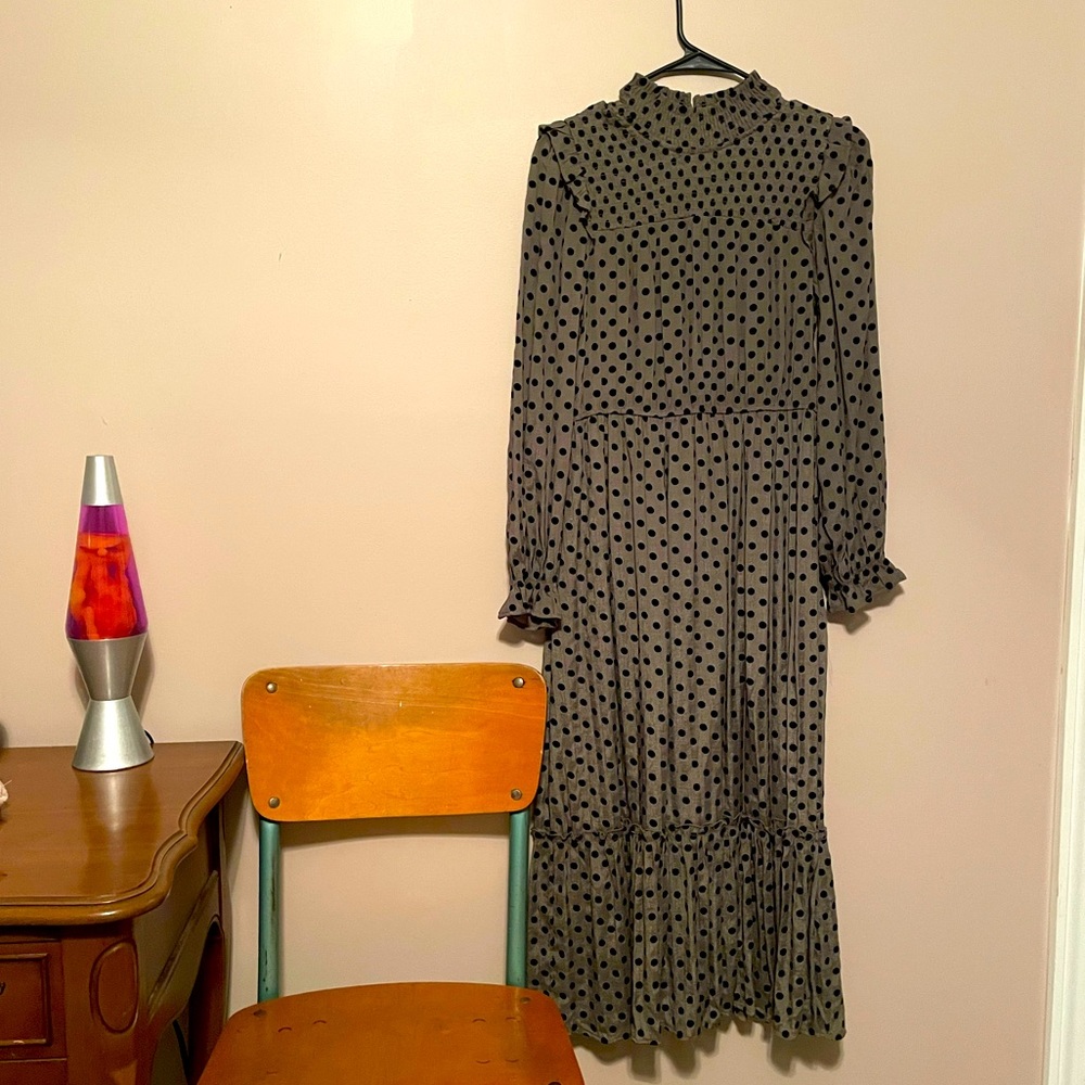 Long Sleeve polka dot dress